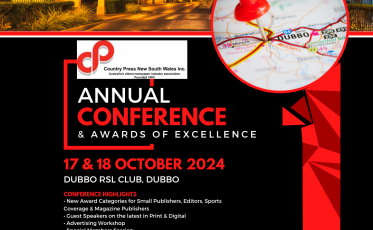 SAVE THE DATE: Country Press NSW Inc 2024 Conference and Awards of Excellence